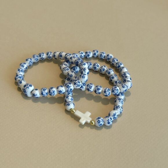 Boho cross bracelet set M991 - Picture 2 of 4